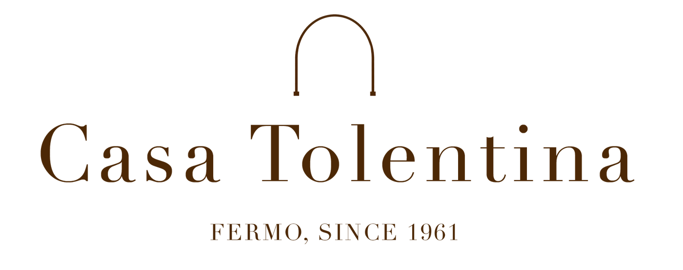 Casa Tolentina wordmark, brand identity designed by Andrew Chitty